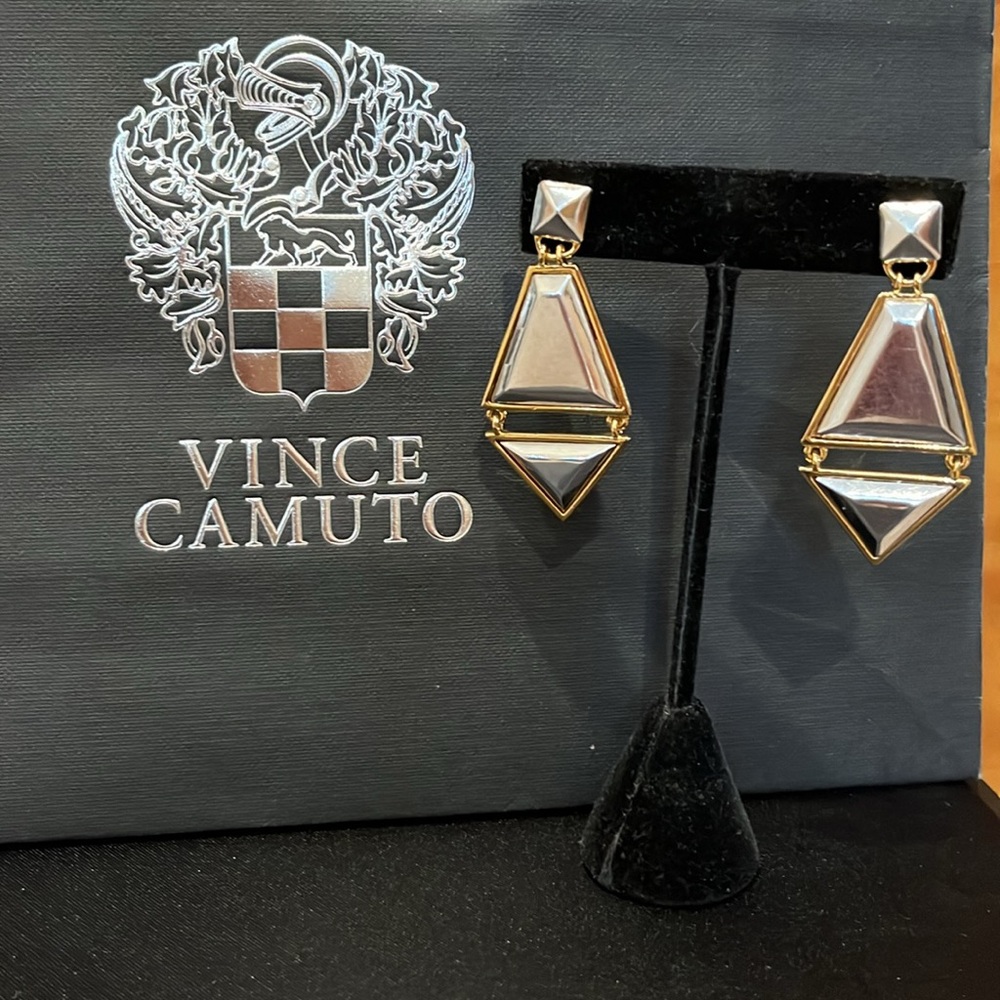 Vince Camuto Two Tone Earrings - Picture 1 of 7